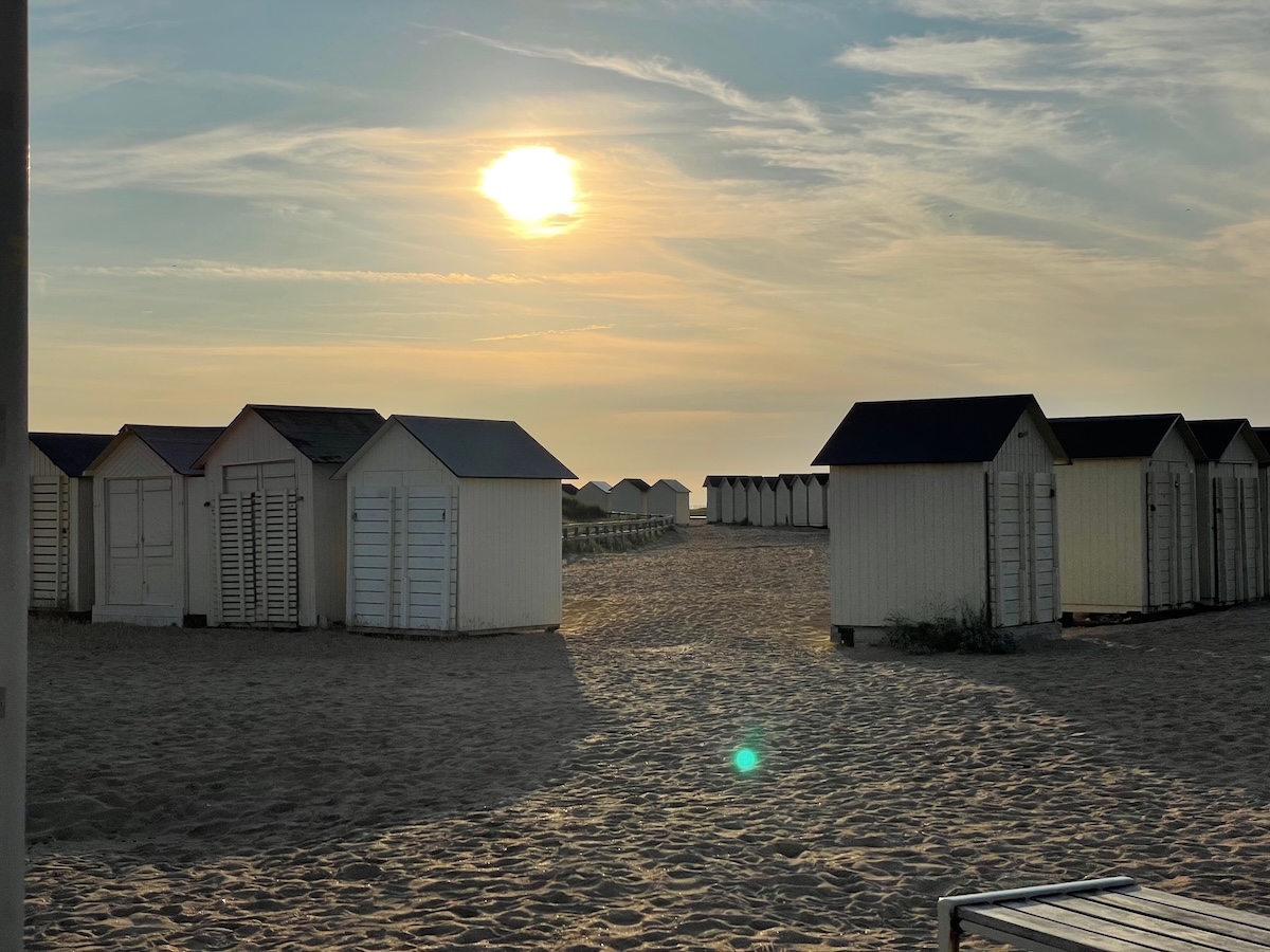 Beach huts at Ouistreham