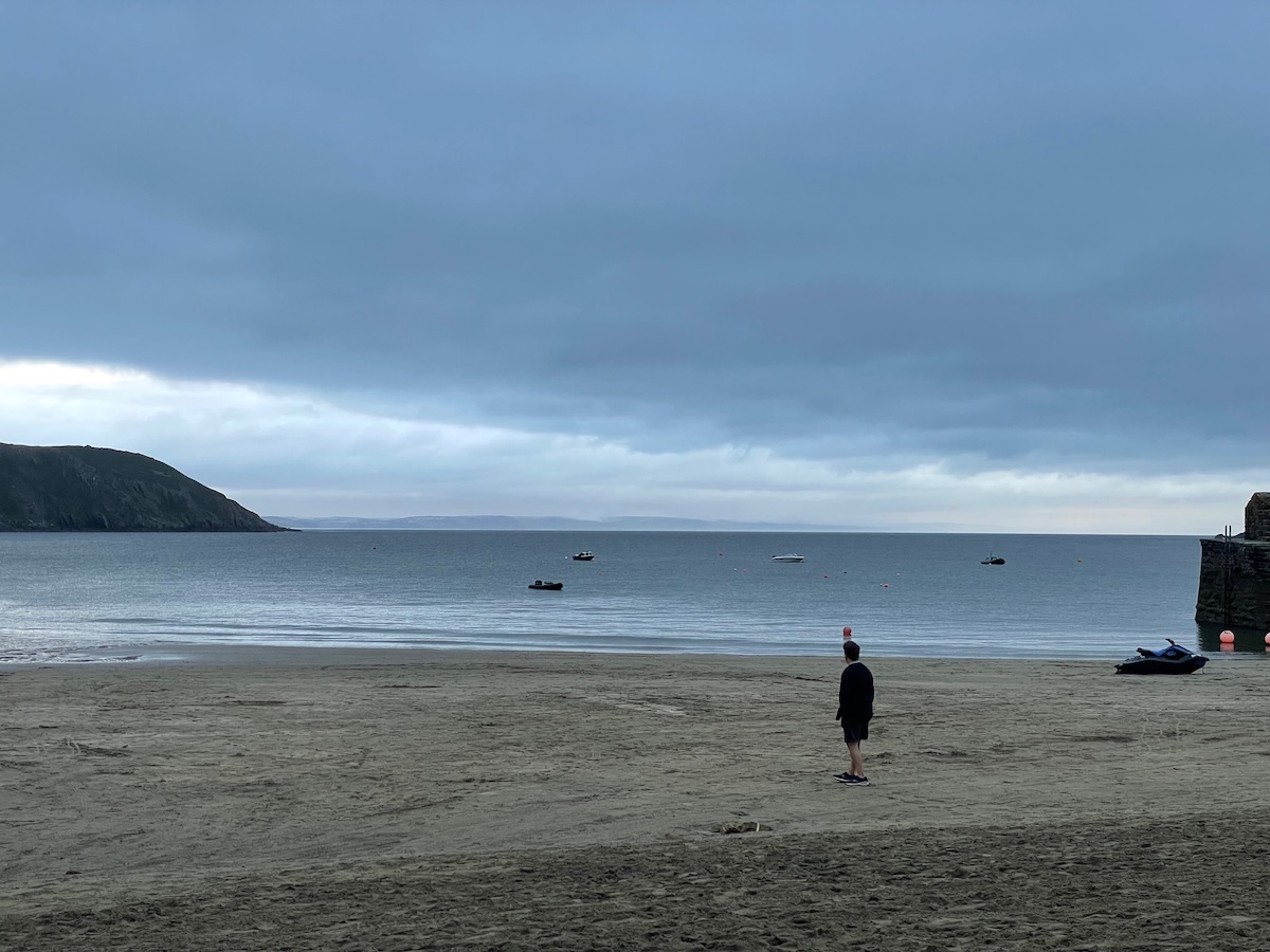 An image of the beach in Cornwall near Gorran Haven
